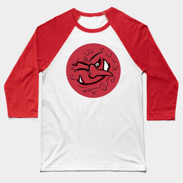 Slimey Goblin Baseball T-Shirt by HamsterOver